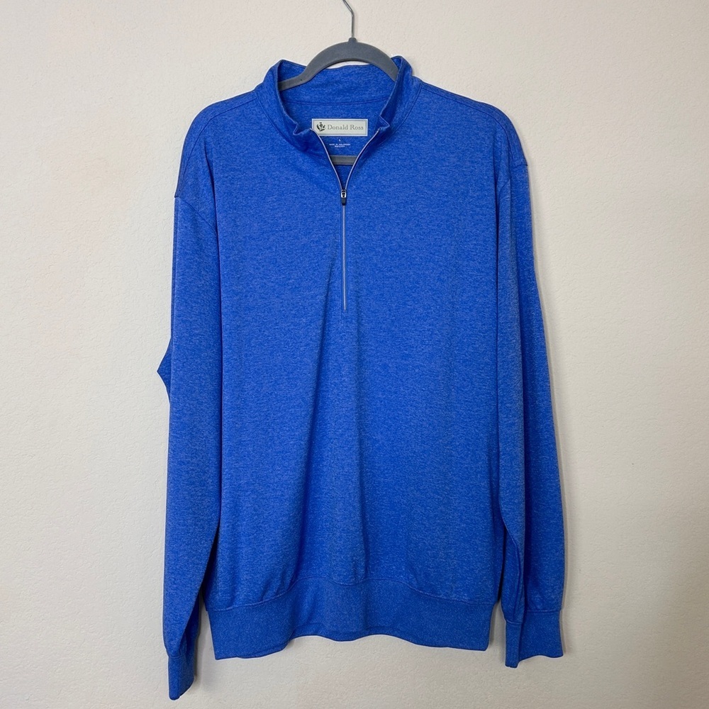 Donald Ross men’s half zip golf pull over jacket size Large